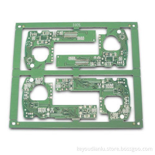 Double side PCBs with HAL surface finishing and green mask